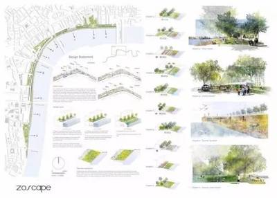 景觀設(shè)計(jì)競賽排版 藝術(shù)與功能的完美融合